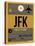 JFK New York Luggage Tag 3-NaxArt-Stretched Canvas