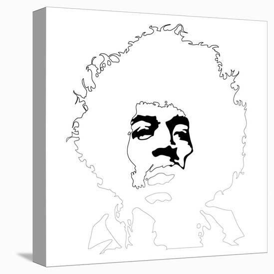 Jimmy Hendrix I-Logan Huxley-Stretched Canvas