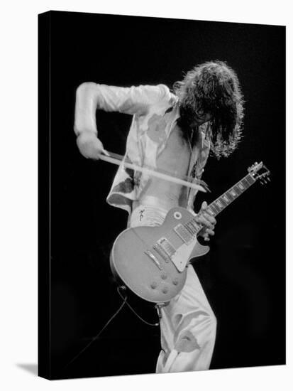 Jimmy Page-Richard E^ Aaron-Stretched Canvas