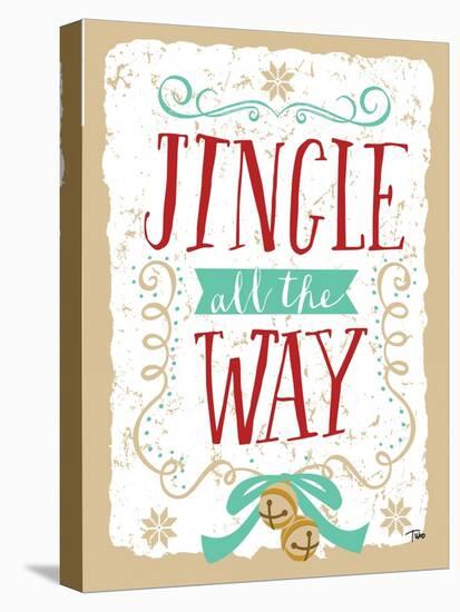 Jingle all the Way-Teresa Woo-Stretched Canvas