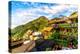 Jiu Fen (Spirited Away) overlook in Taiwan with rich, vibrant colors-David Chang-Premier Image Canvas