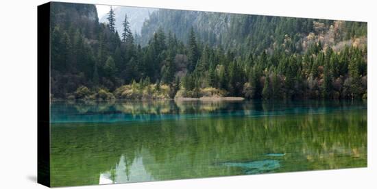 Jiuzhaigou on the Edge of the Tibetan Plateau, known for its Waterfalls and Colourful Lakes-Alex Treadway-Premier Image Canvas