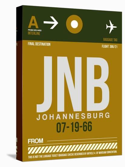 JNB Johannesburg Luggage Tag 1-NaxArt-Stretched Canvas