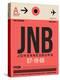 JNB Johannesburg Luggage Tag 2-NaxArt-Stretched Canvas