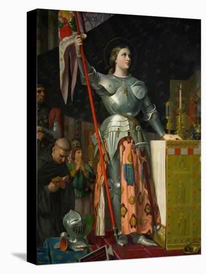 Joan of Arc at the Coronation of King Charles VII at Reims Cathedral, July 1429-Jean-Auguste-Dominique Ingres-Premier Image Canvas