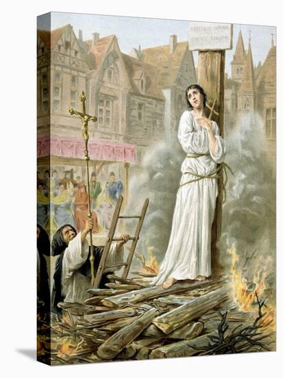 Joan of Arc (C1412-143), Maid of Orleans, French Patriot and Martyr-null-Premier Image Canvas