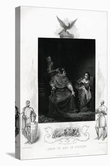 Joan of Arc in Prison Engraving from Shakespeare's Henry VI, Part I, Act V-null-Premier Image Canvas