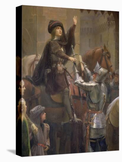 Joan of Arc Leaving Vaucouleurs, 23Rd February 1429 (Detail of Baudricourt and Joan of Arc), 1887 (-Jean-jacques Scherrer-Premier Image Canvas