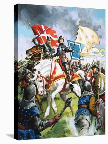 Joan of Arc Marches Against the English-G. Hireth-Premier Image Canvas