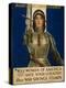 Joan of Arc Saved France, Women of America Save Your Country, WWI Poster-William Haskell Coffin-Premier Image Canvas