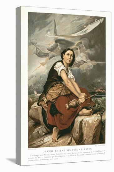 Joan of Arc, the Maid of Orleans, 15th Century French Patriot and Martyr, Mid 19th Century-Francois Leon Benouville-Premier Image Canvas