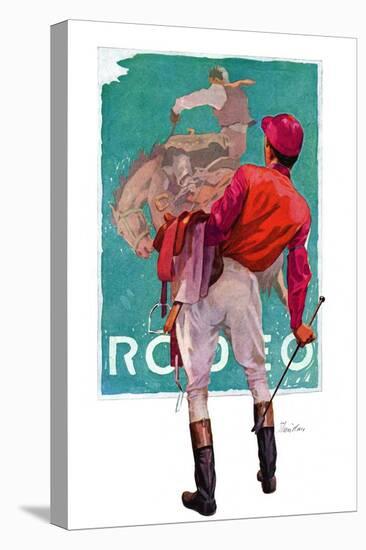 "Jockey Looks at Poster,"May 8, 1937-John E. Sheridan-Premier Image Canvas