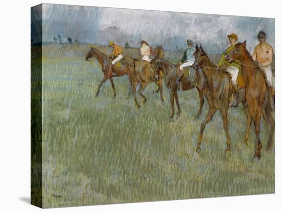 Jockeys in the Rain, C.1886-Edgar Degas-Premier Image Canvas