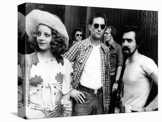 Jodie Foster; Martin Scorsese; Robert De Niro. "Taxi Driver" [1976], Directed by Martin Scorsese.-null-Premier Image Canvas