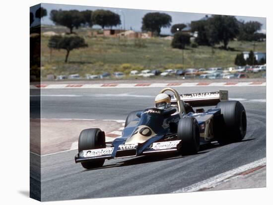 Jody Scheckter Racing a Wolf-Cosworth WR2, Spanish Grand Prix, Jarama, Spain, 1977-null-Premier Image Canvas