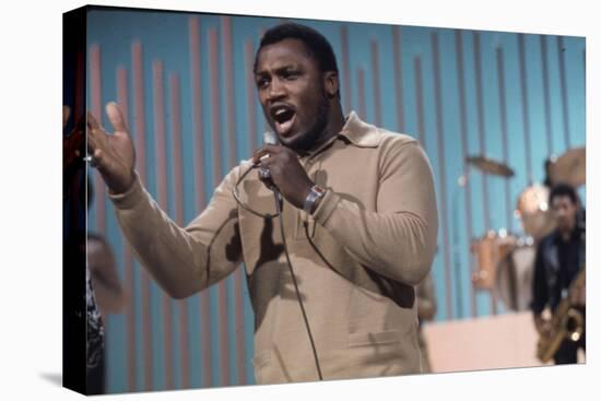 Joe Frazier Rehearsing with His Band Joe Frazier and the Knockouts for Don Rickles Show, 1971-John Shearer-Premier Image Canvas