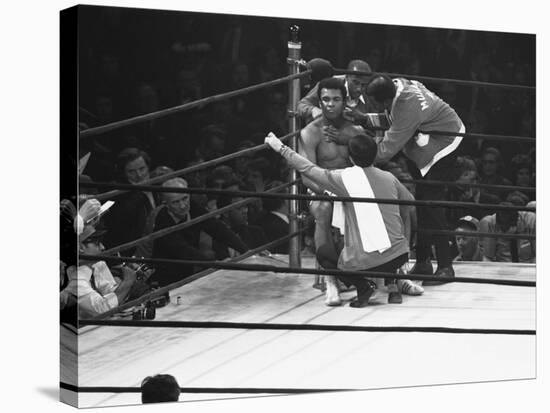 Joe Frazier Vs. Mohammed Ali at Madison Square Garden-John Shearer-Premier Image Canvas