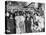 Joe Louis Fans Celebrate Louis' Victory over Tom Farr, Harlem, August 30, 1937-null-Stretched Canvas