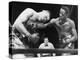 Joe Louis (Left), and Ezzard Charles, in a Heavyweight Title Bout, Sept. 27, 1950-null-Stretched Canvas