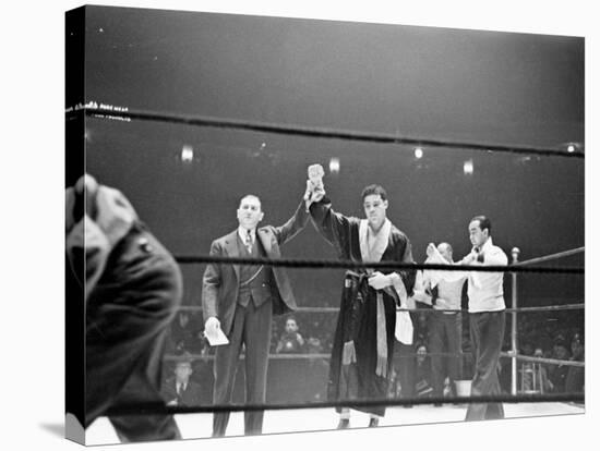 Joe Louis, Negro Boxer Fighting Perry-Peter Stackpole-Premier Image Canvas