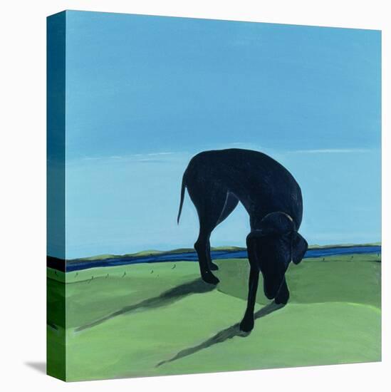 Joe's Black Dog, 1996-Marjorie Weiss-Premier Image Canvas