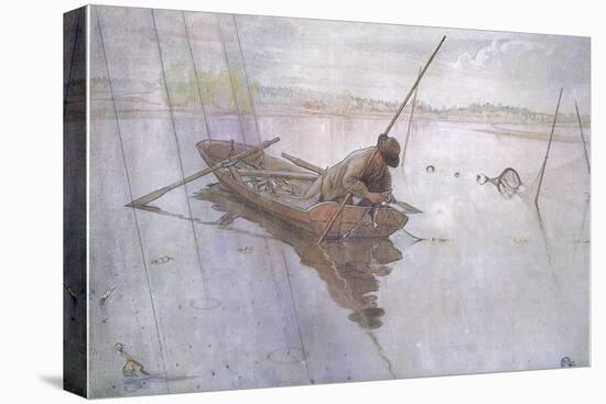 Johan Catching a Fine Pike-Carl Larsson-Premier Image Canvas