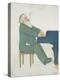 Johannes Brahms at the Piano-Willy von Beckerath-Premier Image Canvas