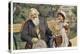 Johannes Brahms German Musician with Child Friends-H. Schubert-Stretched Canvas