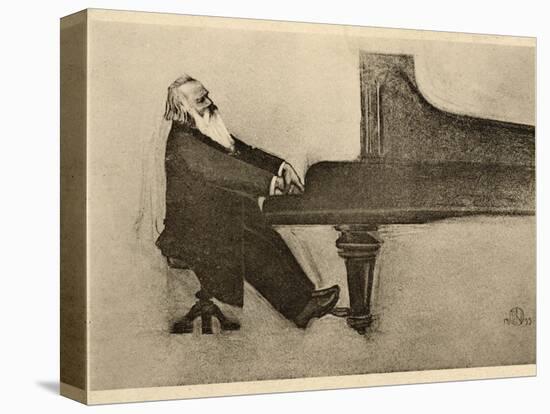 Johannes Brahms German Musician-null-Premier Image Canvas