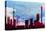 Johannesburg City Skyline-NaxArt-Stretched Canvas