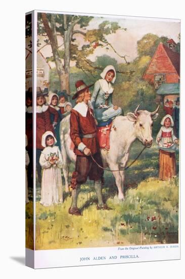 John Alden and Priscilla-Arthur A. Dixon-Premier Image Canvas