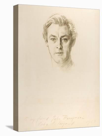 John Barrymore, 1923 (Crayon on Paper)-John Singer Sargent-Premier Image Canvas