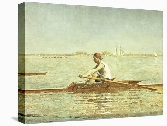 John Biglin in a Single Scull-Thomas Cowperthwait Eakins-Premier Image Canvas