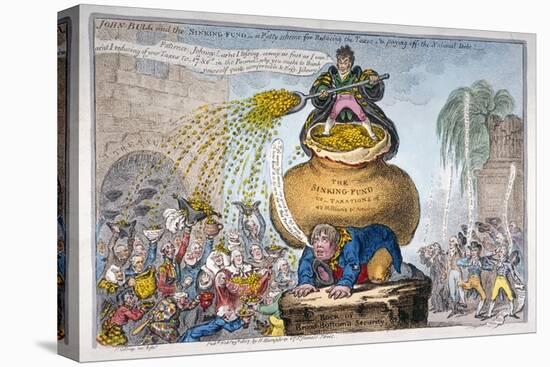 John Bull and the Sinking Fund, 1807-James Gillray-Premier Image Canvas