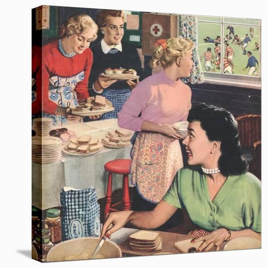 John Bull, Cooking Rugby Tea Girlfriends Baking Magazine, UK, 1956-null-Premier Image Canvas