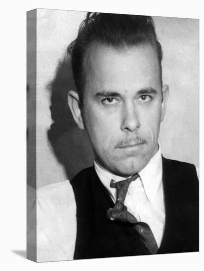 John Dillinger, Public Enemy No 1-null-Stretched Canvas