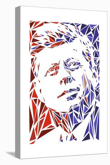 John F Kennedy-Cristian Mielu-Stretched Canvas