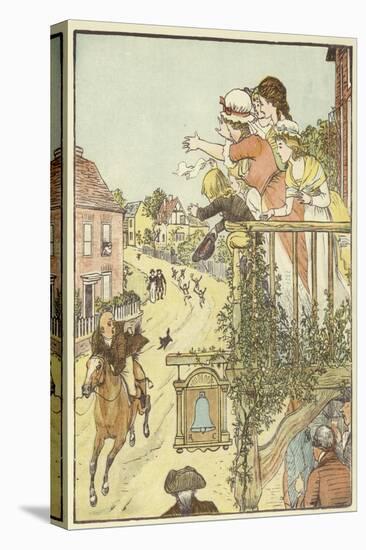 John Gilpin (Colour Litho)-Randolph Caldecott-Premier Image Canvas