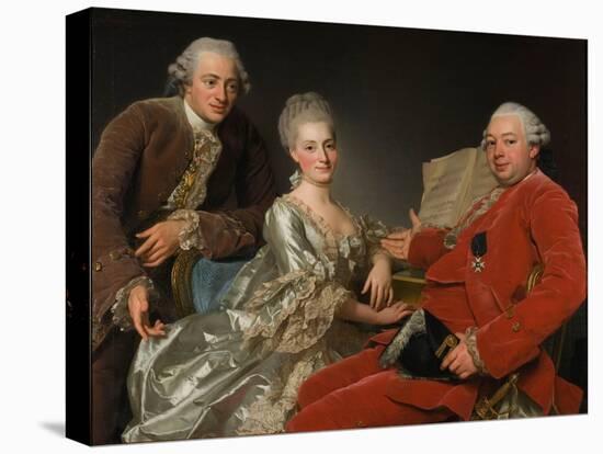 John Jennings, His Brother and Sister-In-Law, 1769-Alexander Roslin-Premier Image Canvas