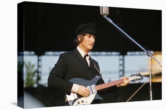 John Lennon Playing Guitar-null-Premier Image Canvas