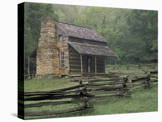 John Oliver Cabin in Cades Cove, Great Smoky Mountains National Park, Tennessee, USA-Adam Jones-Premier Image Canvas