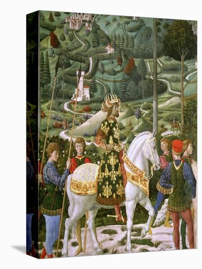 John VII Palaeologus, Eastern Roman Emperor, as One of the Three Kings-Benozzo di Lese di Sandro Gozzoli-Premier Image Canvas