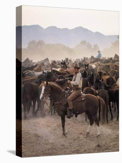 John Wayne Filming "The Undefeated"-John Dominis-Premier Image Canvas