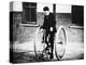 Johnny Dunlop Riding His Tricycle with Rubber Tyres, 1888-null-Premier Image Canvas