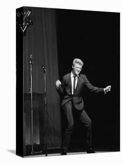 Johnny Hallyday on the Famous Olympia's Stage, Paris, 1960'S-Marcel Begoin-Premier Image Canvas