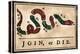 Join Or Die Cartoon, 1754-null-Premier Image Canvas