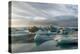 Jokulsarlon in Iceland - the Glacier or Glacial Lake - with Chunks of Iceberg Floating-Freespirittravel-Premier Image Canvas