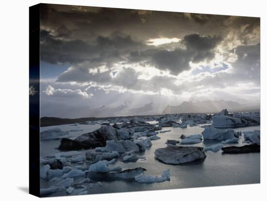 Jokulsarlon, Lagoon of Icebergs, SE Iceland-D^ Robert Franz-Premier Image Canvas