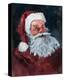 Jolly Santa-Avery Tillmon-Stretched Canvas