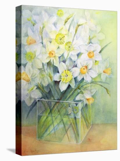 Jonquils in a Glass Vase-Karen Armitage-Premier Image Canvas